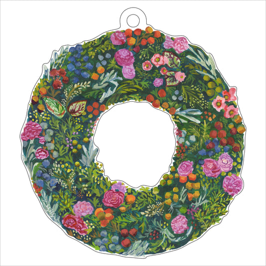 Basel Fruit Wreath LG KHA-164 | 0.25in. Acrylic