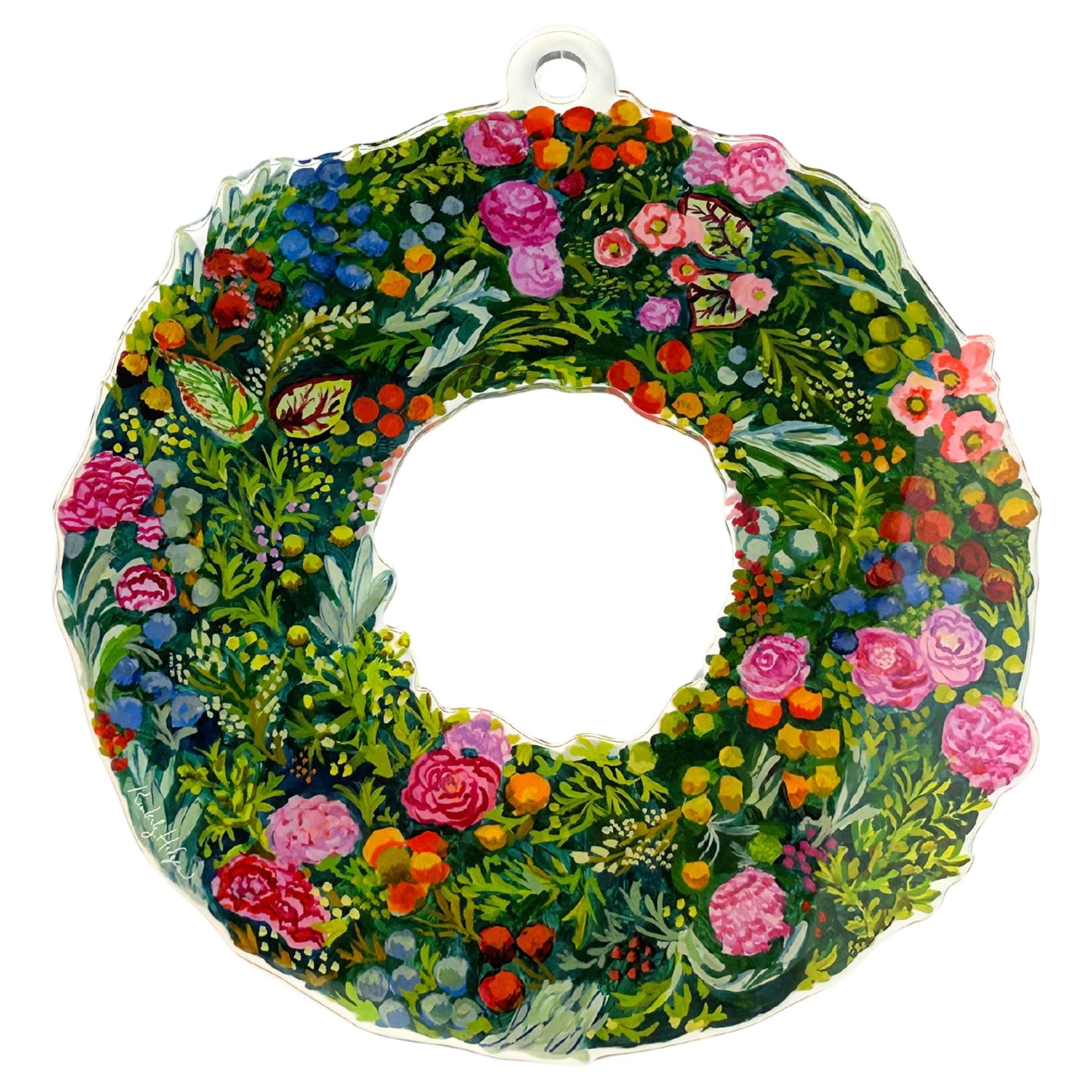 Basel Fruit Wreath XL | 0.25in. Acrylic