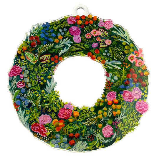 Basel Fruit Wreath XL KHA-208 | 0.25in. Acrylic
