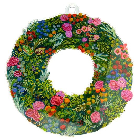Basel Fruit Wreath Ornament KHA-165 | 0.25in. Acrylic