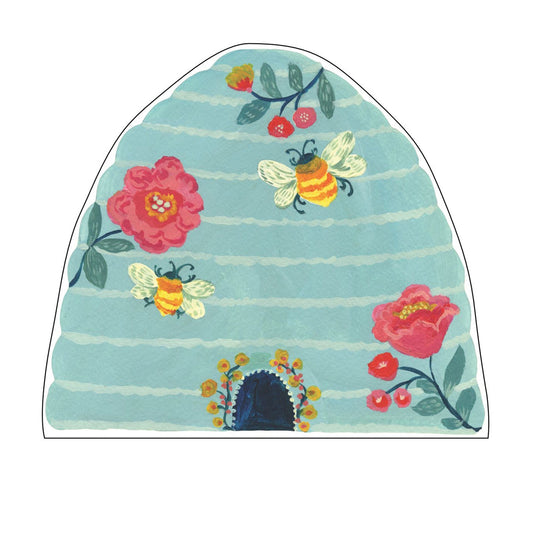 Beehive | 0.75in. Acrylic Cutout | Single