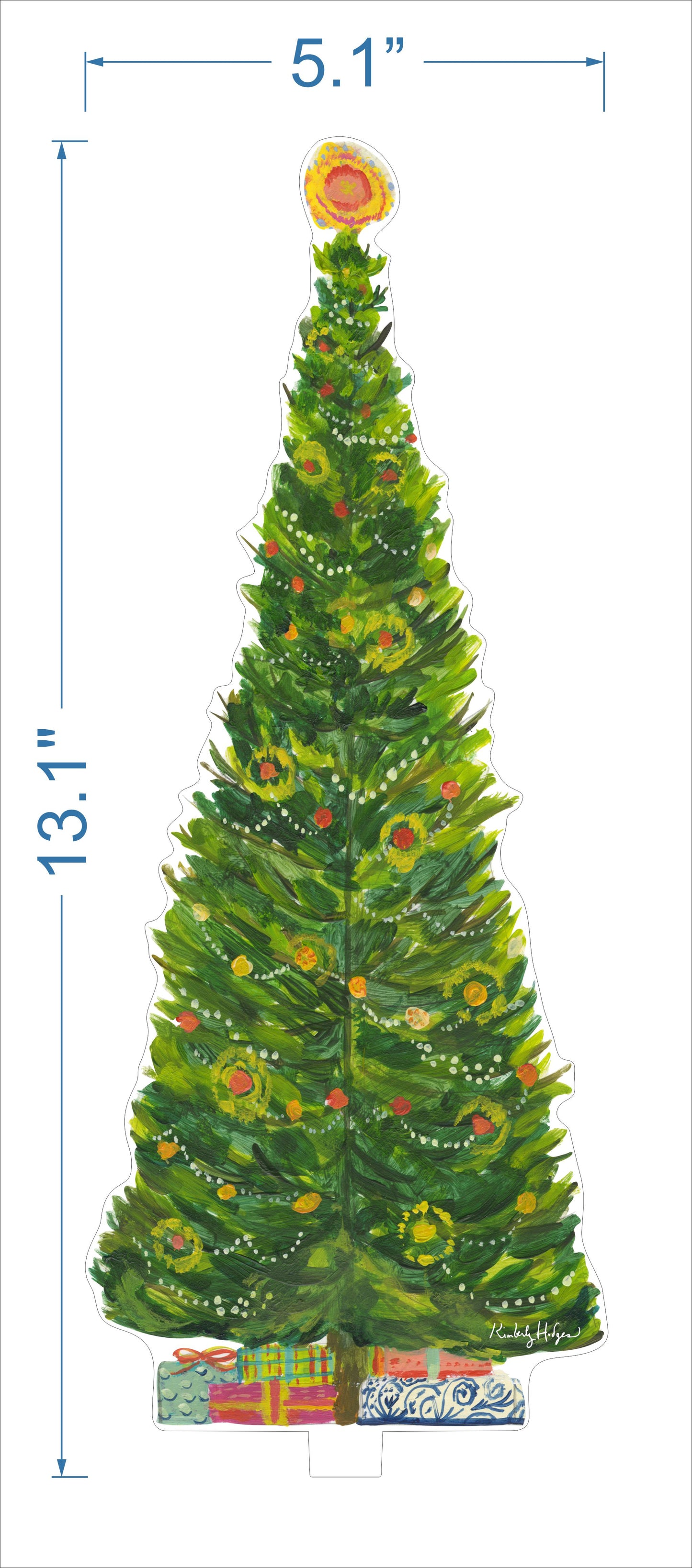 Blue Spruce Acrylic Holiday Tree