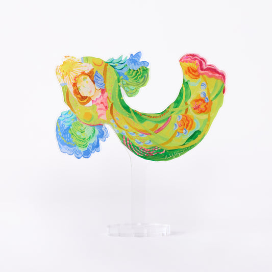 Christi Angel | 0.25in. Acrylic Floral