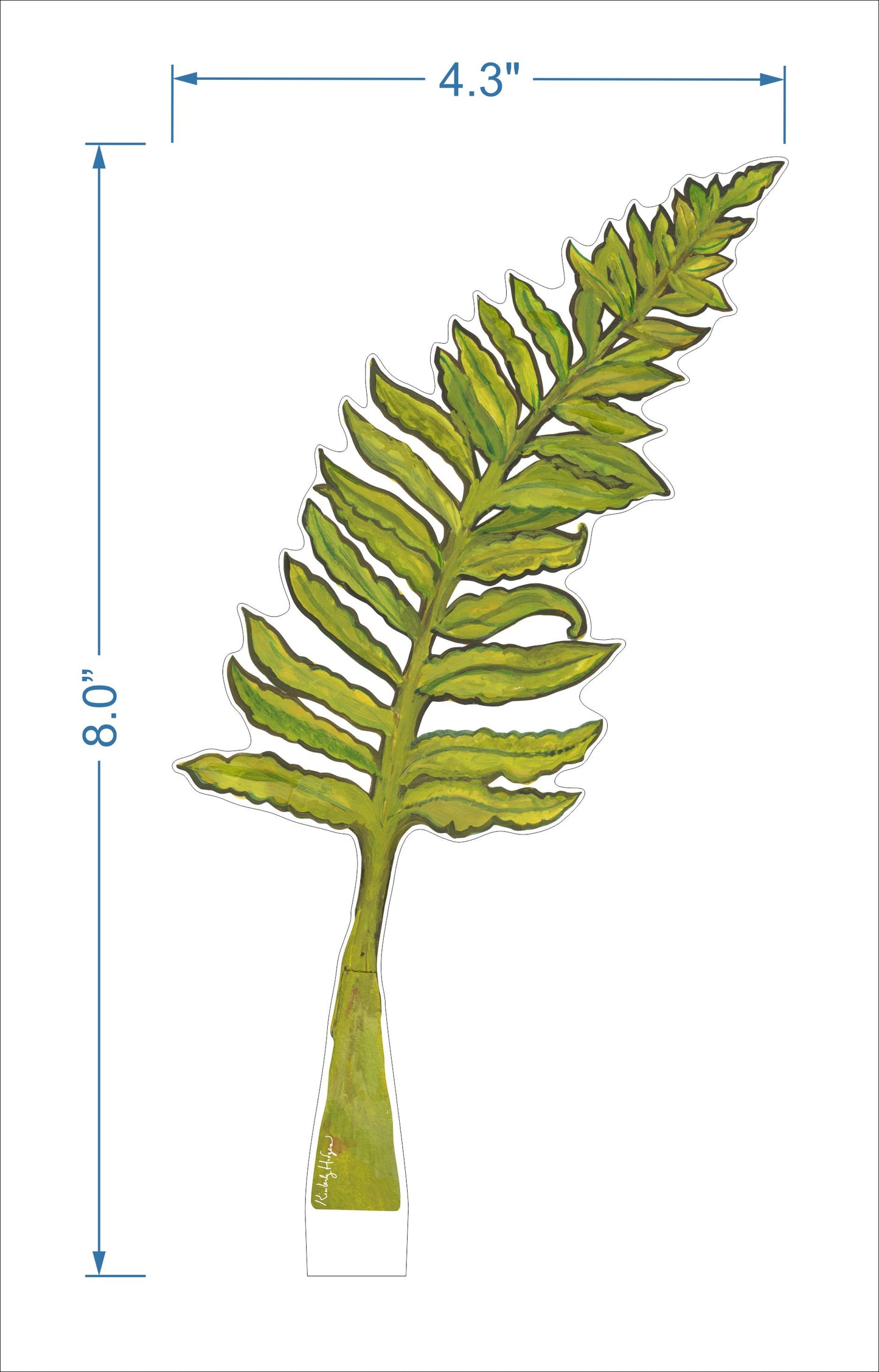 Classic Fern | 0.25in. Acrylic Floral