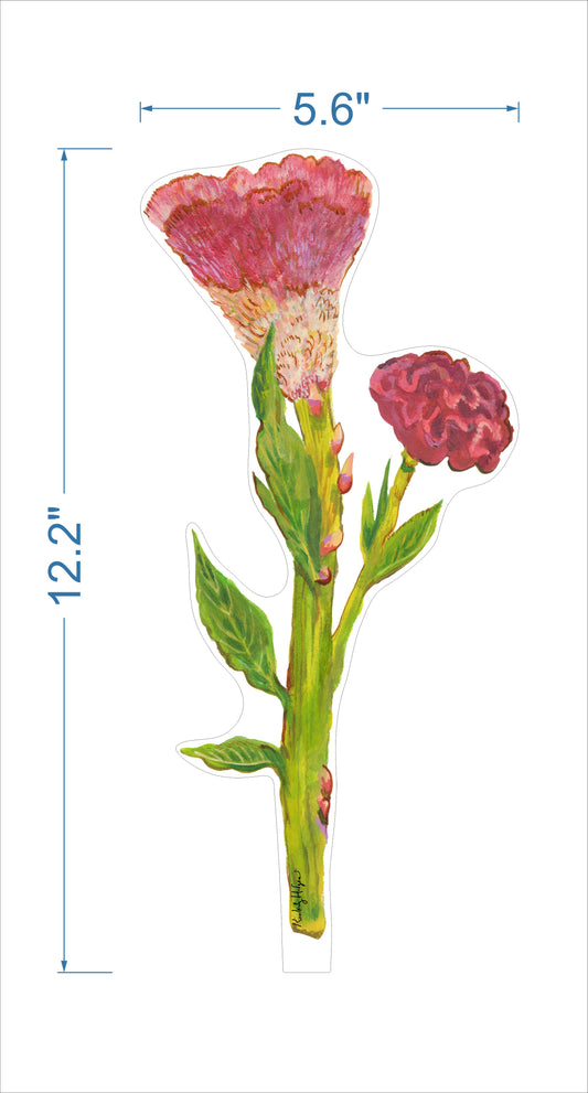 Cockscomb | 0.25in. Acrylic Floral