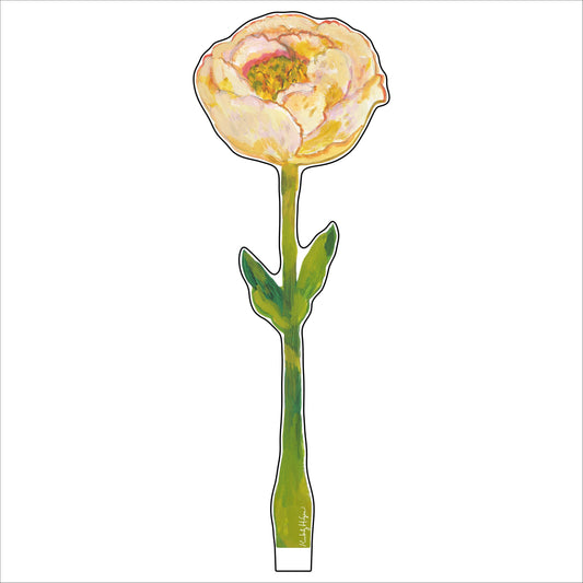 Cream Peony Large Acrylic Flower Wholesale