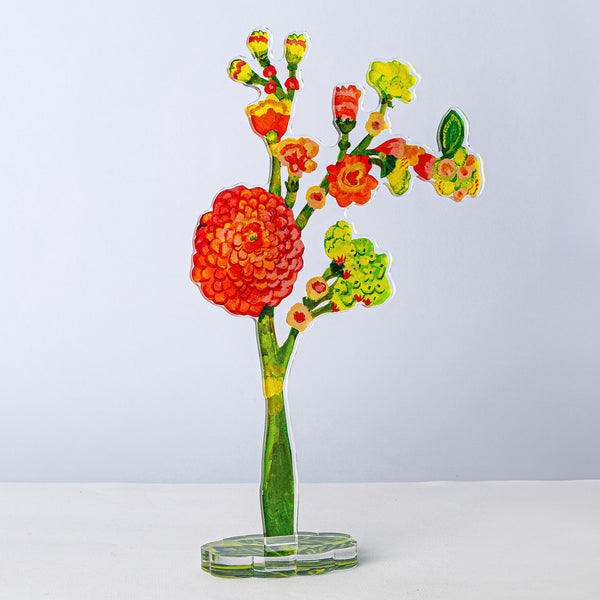 Dahlia Blossoms | 0.25in. Acrylic Floral