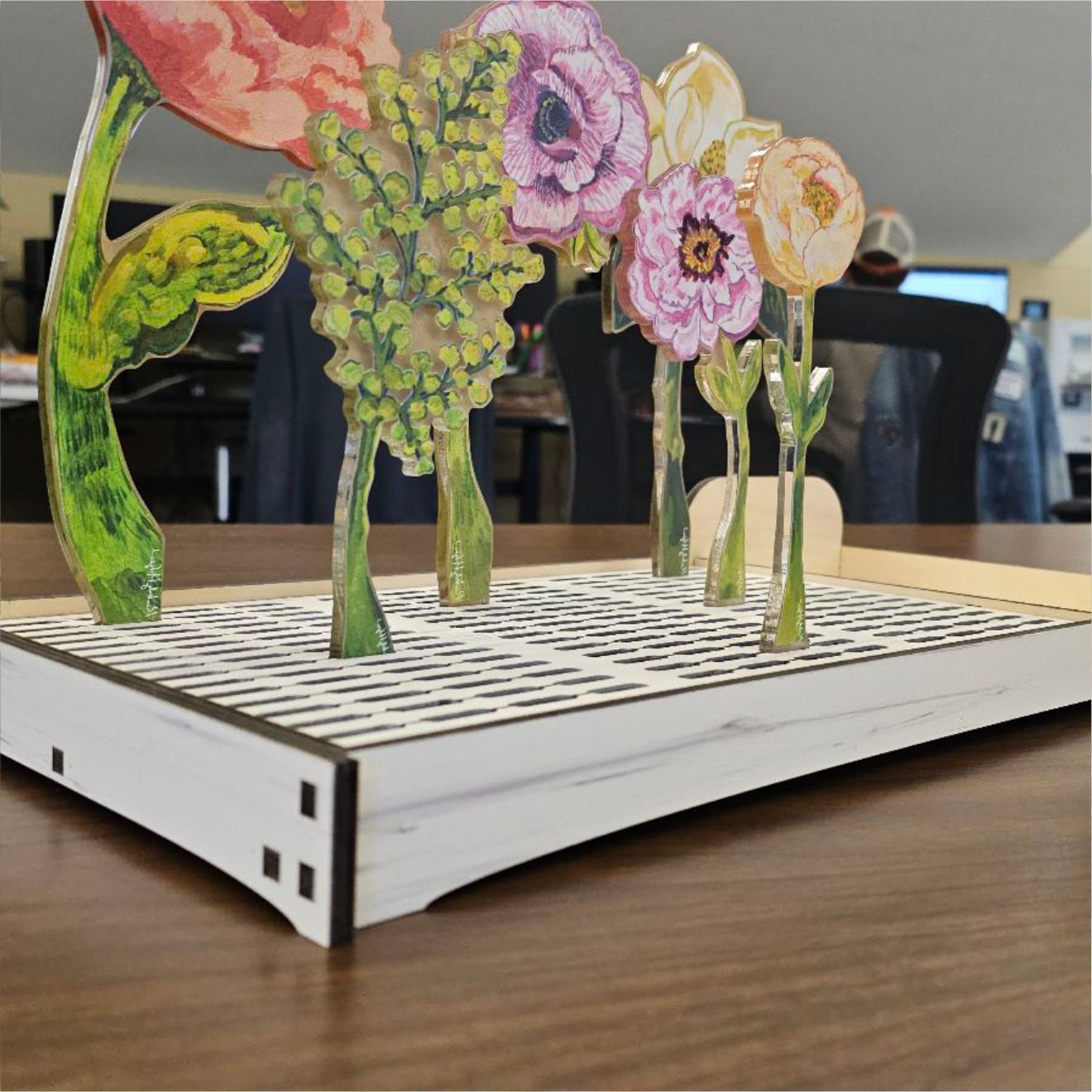 Acrylic Floral Display Tray | 0.25 Ply | Display - WHOLESALE