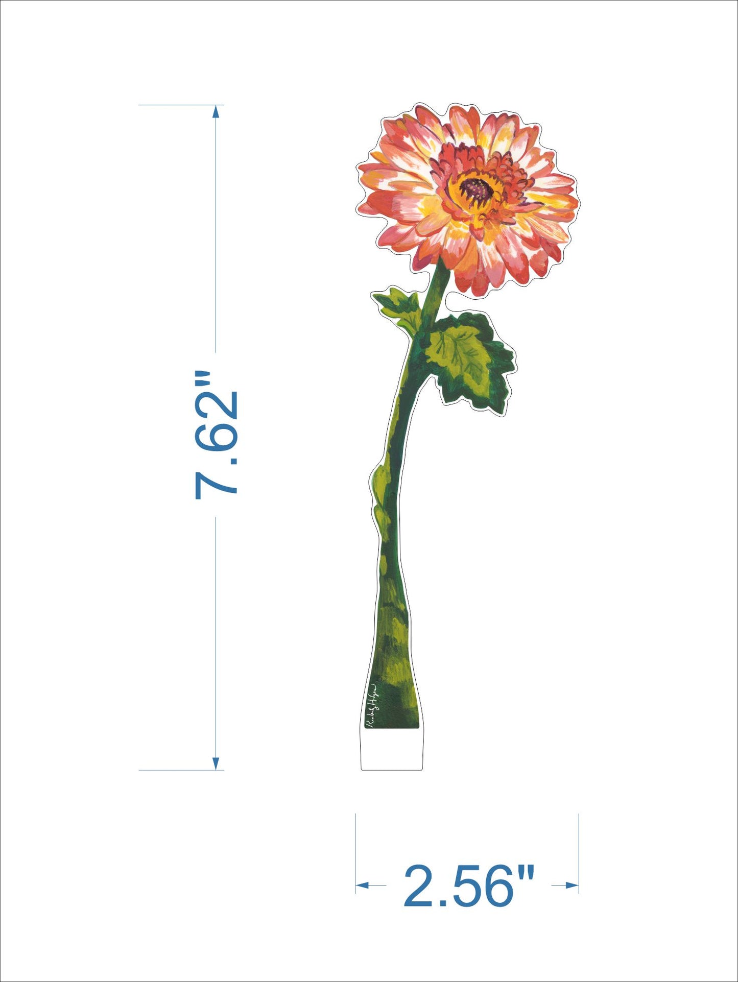 Gerbera Daisy | 0.25in. Acrylic Floral