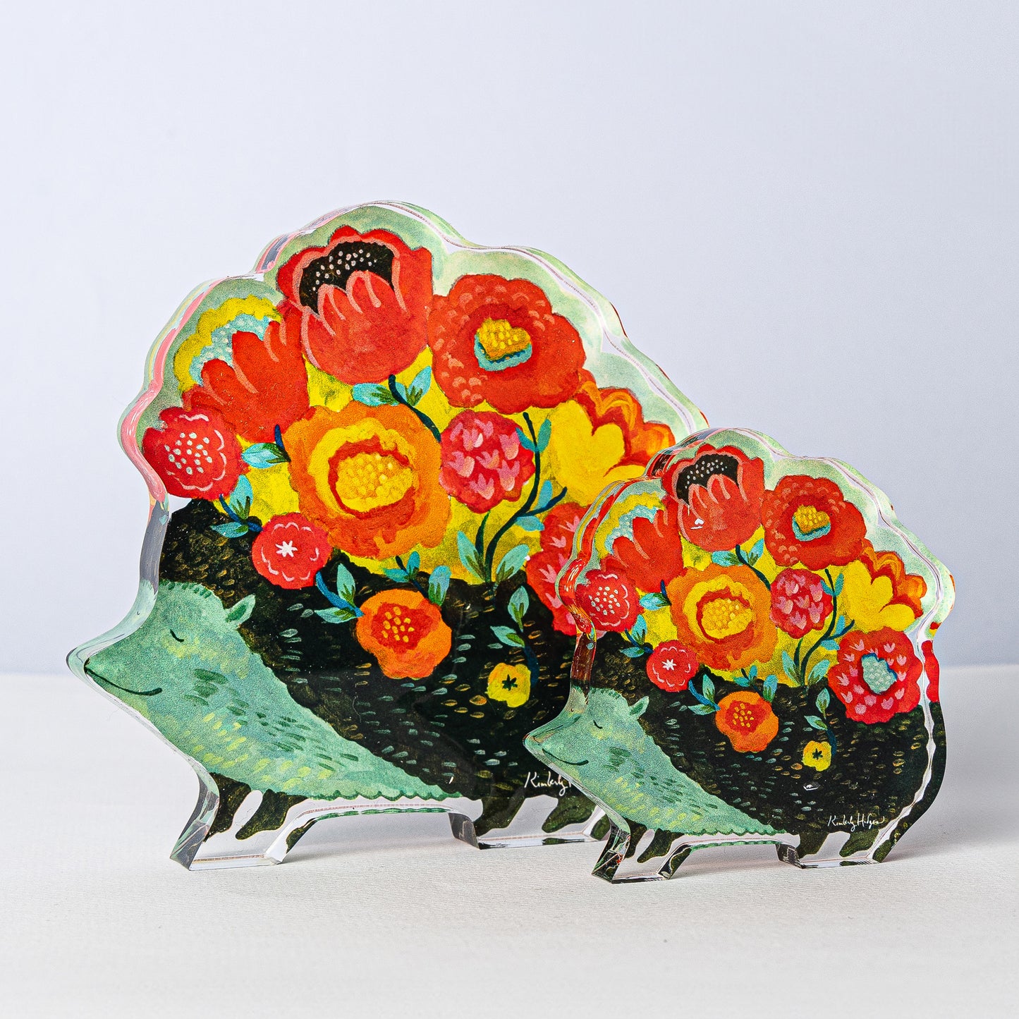 Hedgehog Blossoms | 0.75in. Acrylic Large