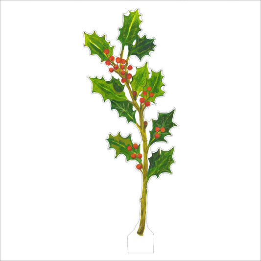 Holly Greenery SM | WHOLESALE | 0.25in. Acrylic