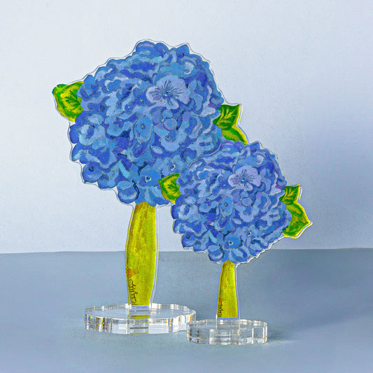 Hydrangea Royal Blue | 0.25in. Acrylic Floral