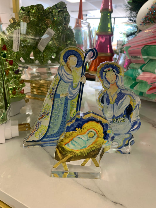 3-Piece Nativity Set Large KHA-245 | 0.75in Acrylic