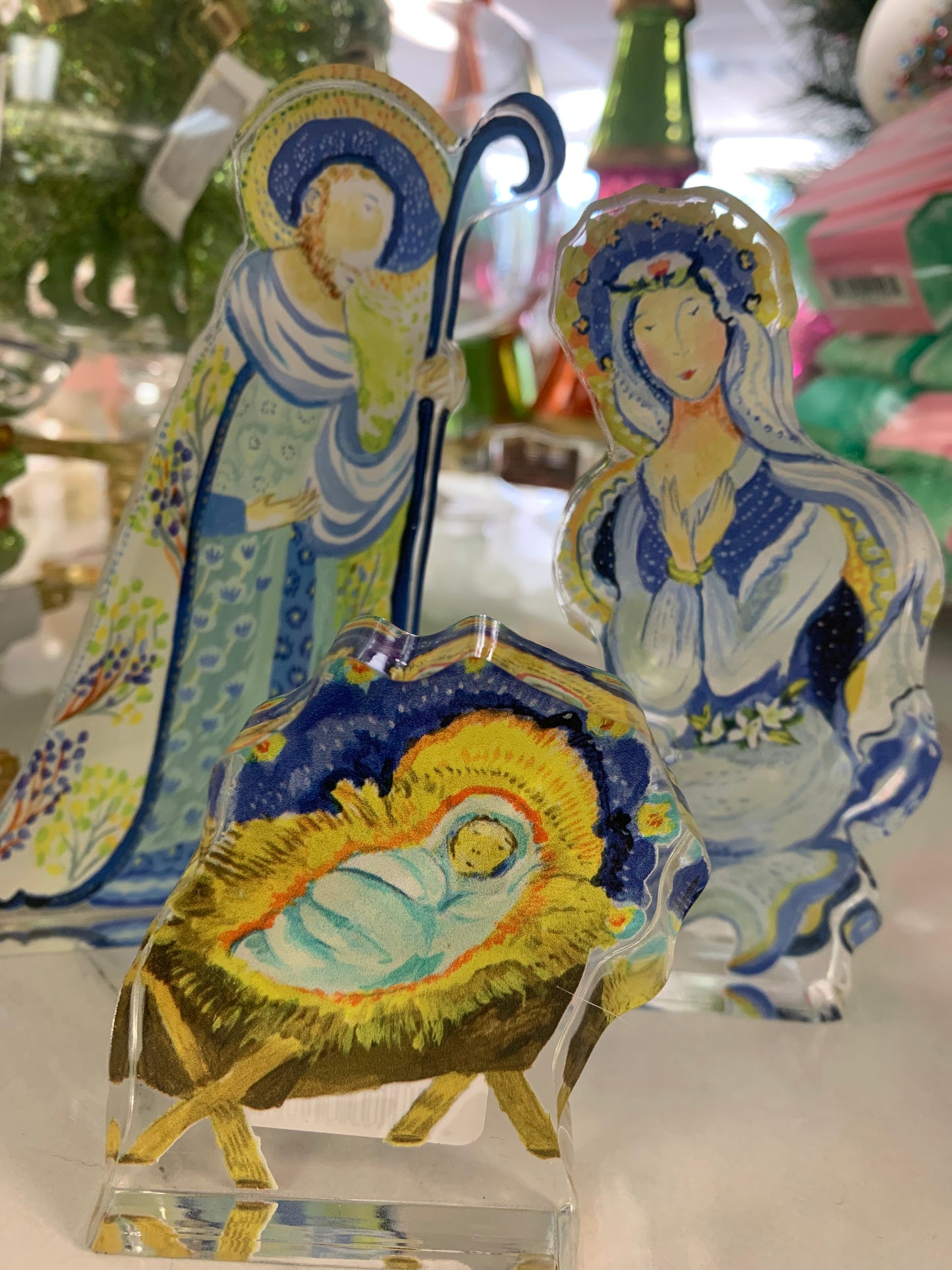 3-Piece Nativity Set Mini KHA-246 | 0.50in Acrylic