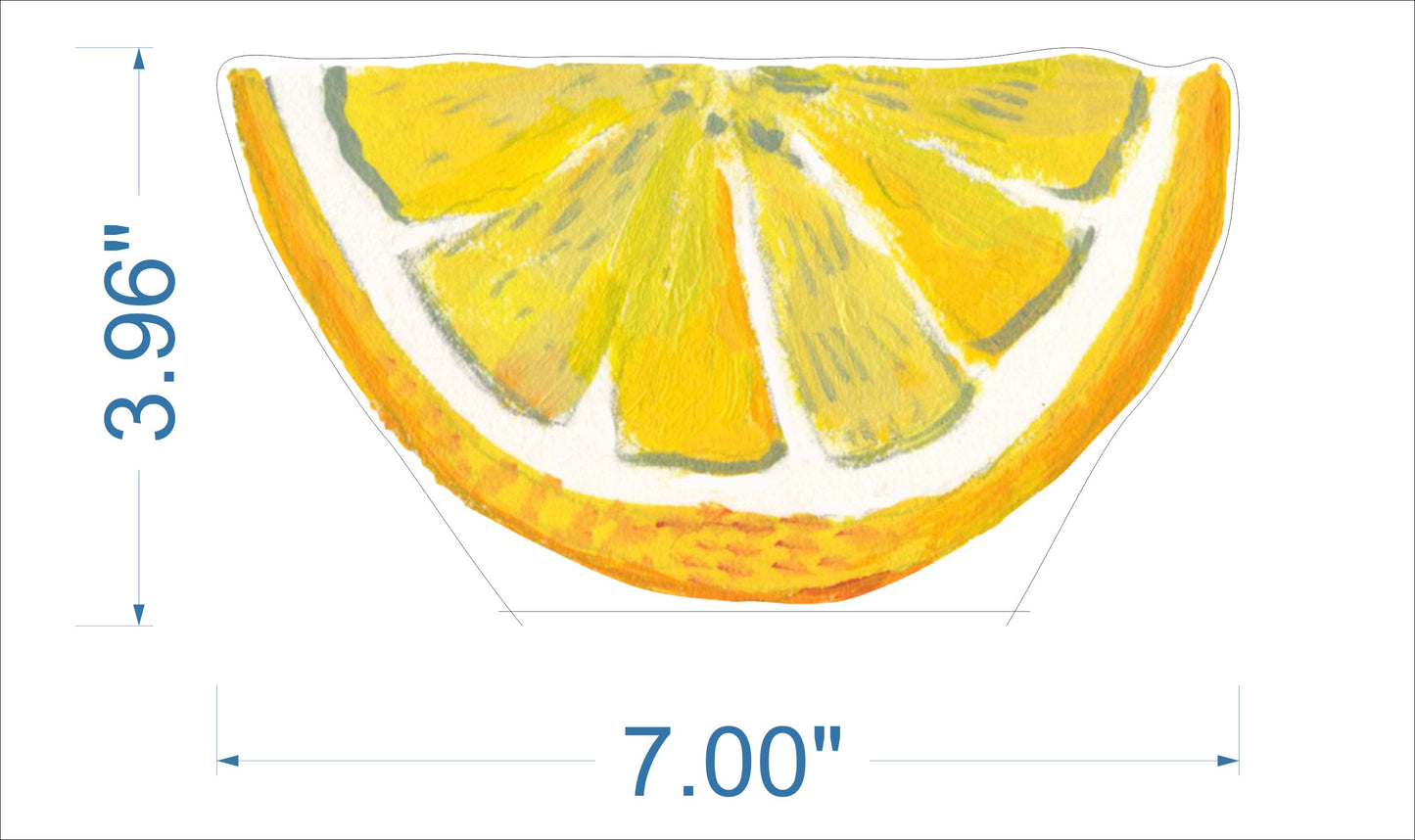 Lemon Slice | 0.75in. Acrylic Large