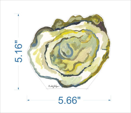 Oyster On The Half Shell | 0.75in. Acrylic Large
