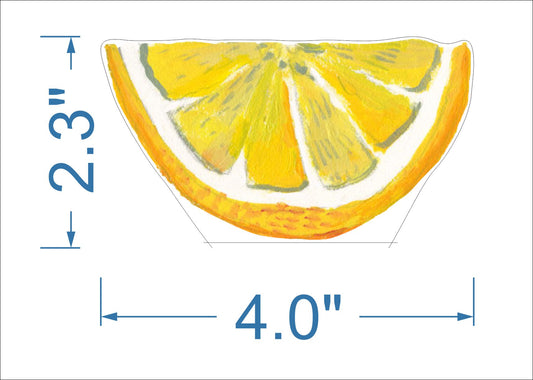 Lemon Slice Mini | 0.50in. Acrylic Mini