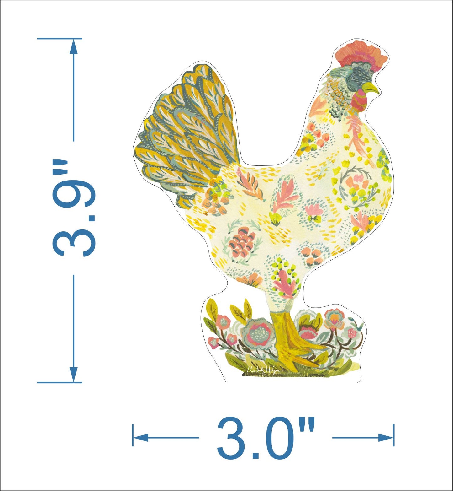 Prairie Chicken Mini | 0.50in. Acrylic Mini