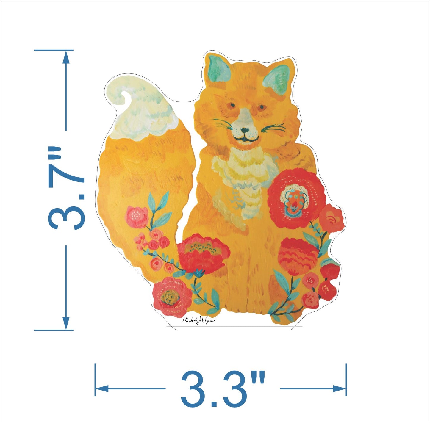 Spring Fox Mini | 0.50in. Acrylic Mini