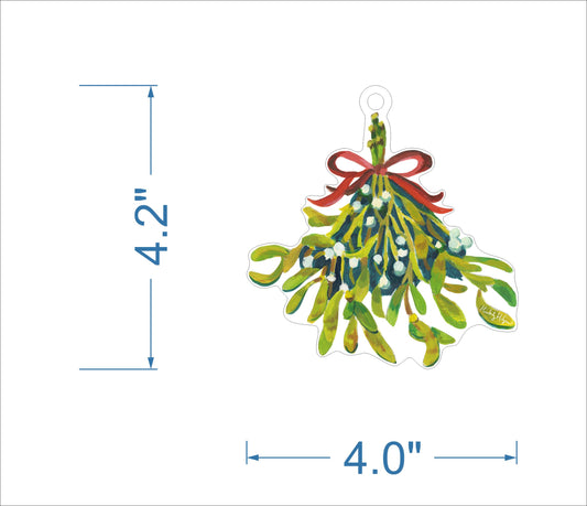 Mistletoe Ornament KHA-162 | 0.25in. Acrylic