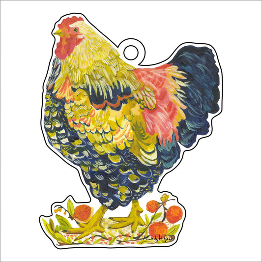 Wyandotte Chicken Ornament WHOLESALE KHA-172 | 0.25in. Acrylic