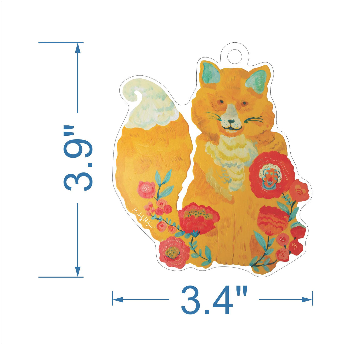 Spring Fox Ornament