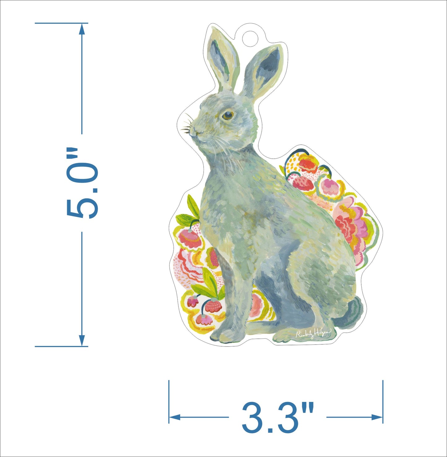 Flower Rabbit Ornament