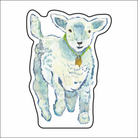 Nativity Standing Lamb Mini Acrylic Figure