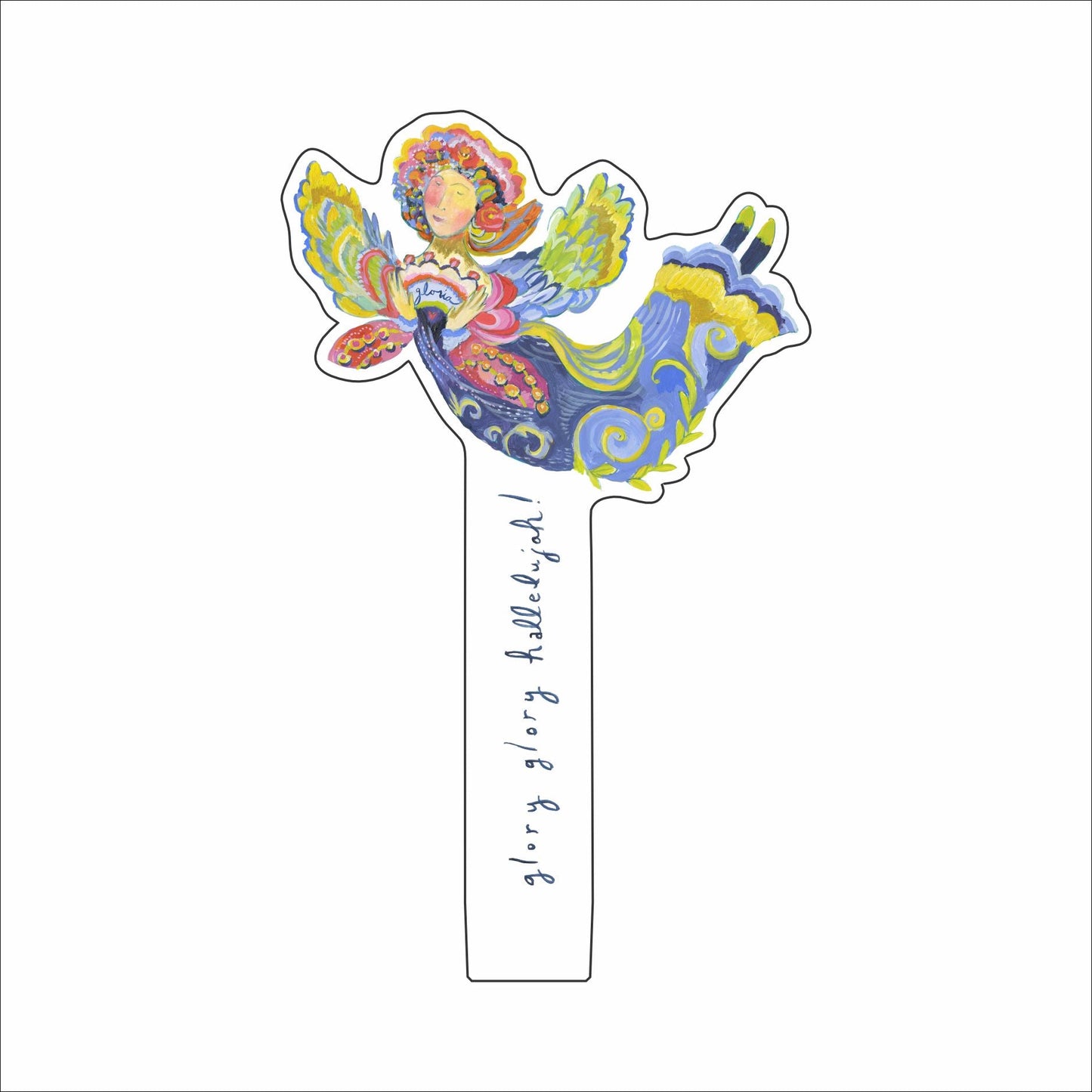 KHA-234 Nativity Angel Mini + Stand | 0.25 Acrylic