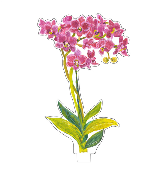 Aphrodite Orchid | 0.25in. Acrylic Floral