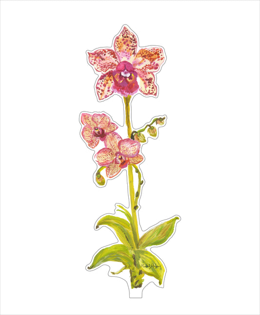 Leopard Orchid | 0.25in. Acrylic Floral