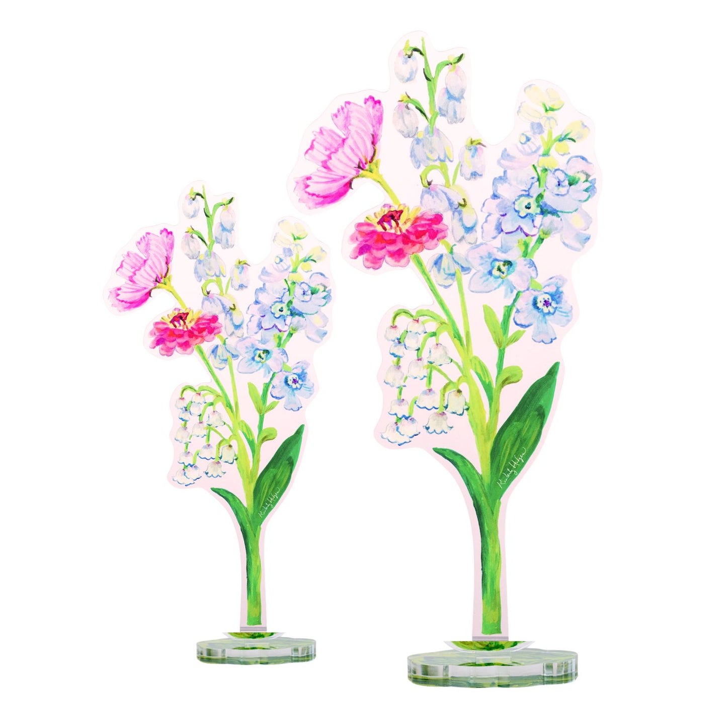 Delphine Flower  | 0.25in. Acrylic Floral