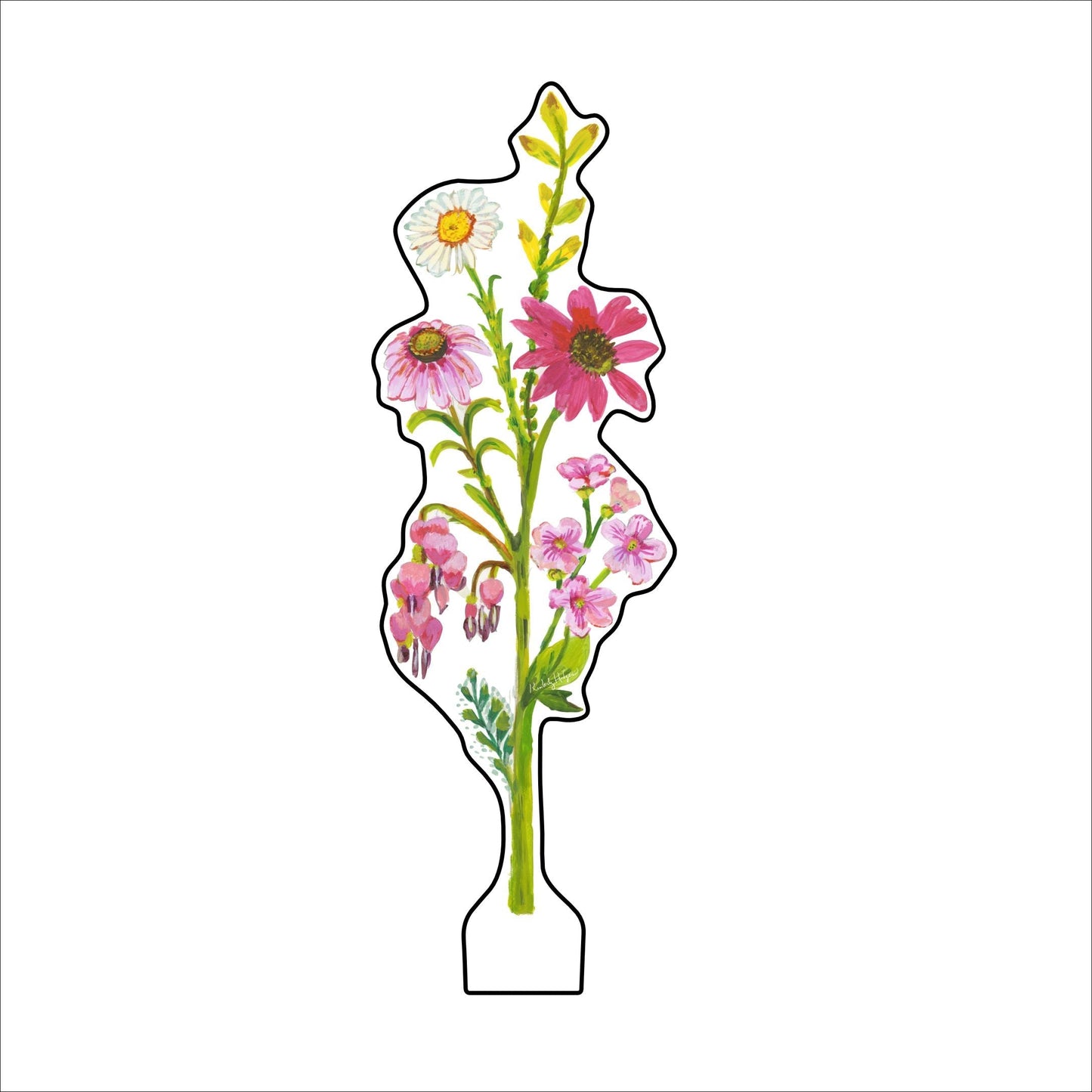 Meadow Flower  | 0.25in. Acrylic Floral