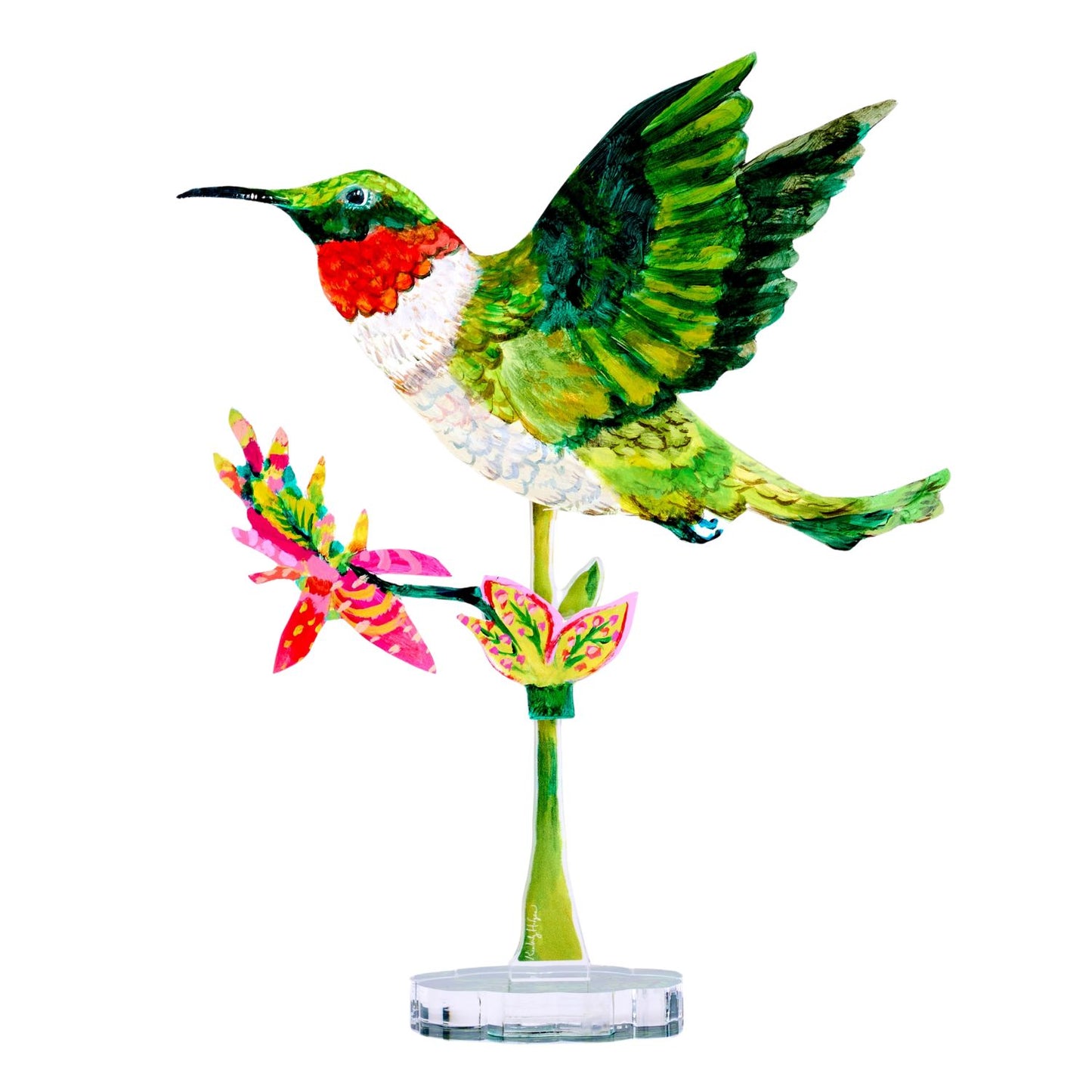 Hummingbird | 0.25in. Acrylic Floral