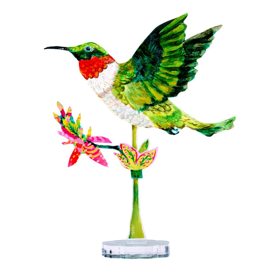 Hummingbird | 0.25in. Acrylic Floral