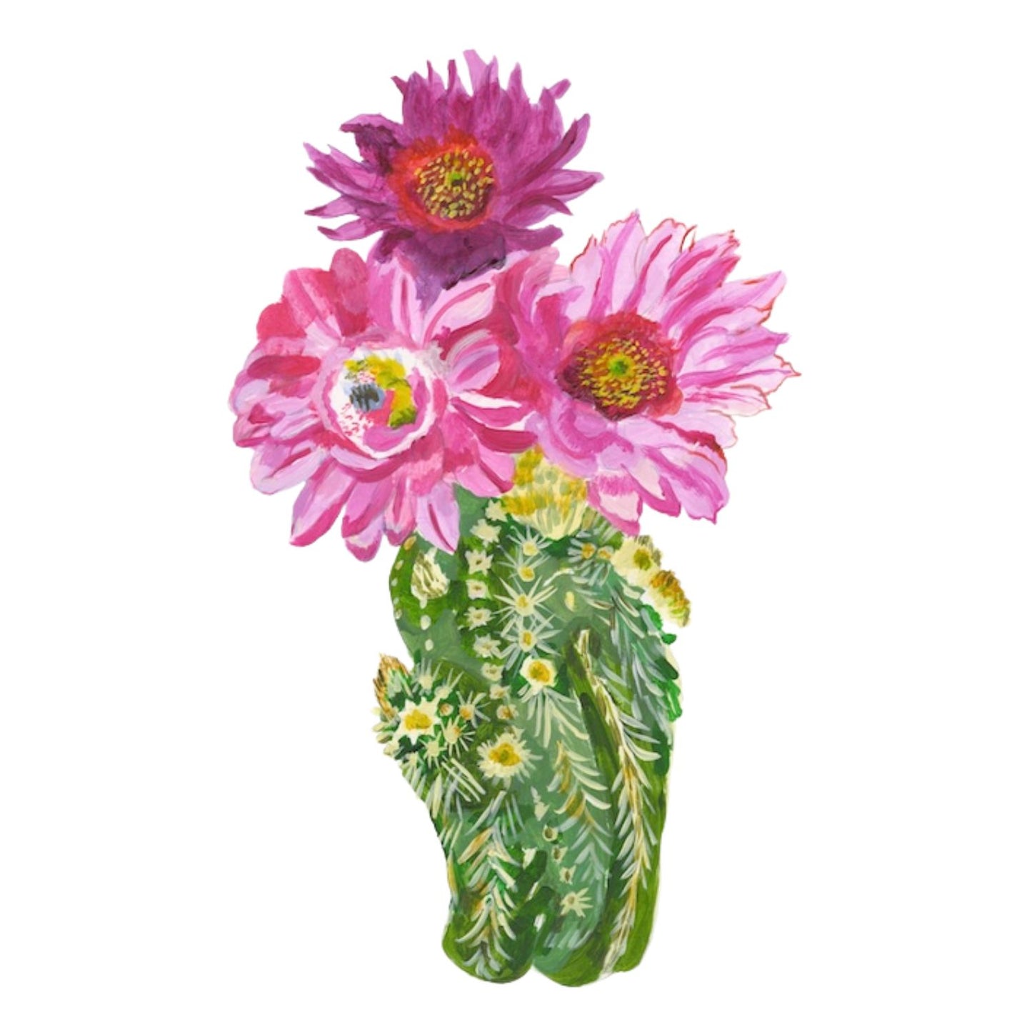 Lace Cactus | 0.25in. Acrylic Floral