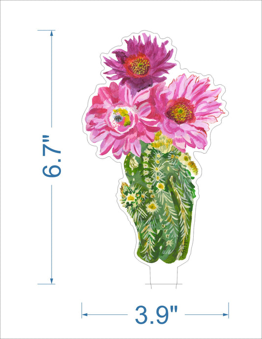 Lace Cactus | 0.25in. Acrylic Floral