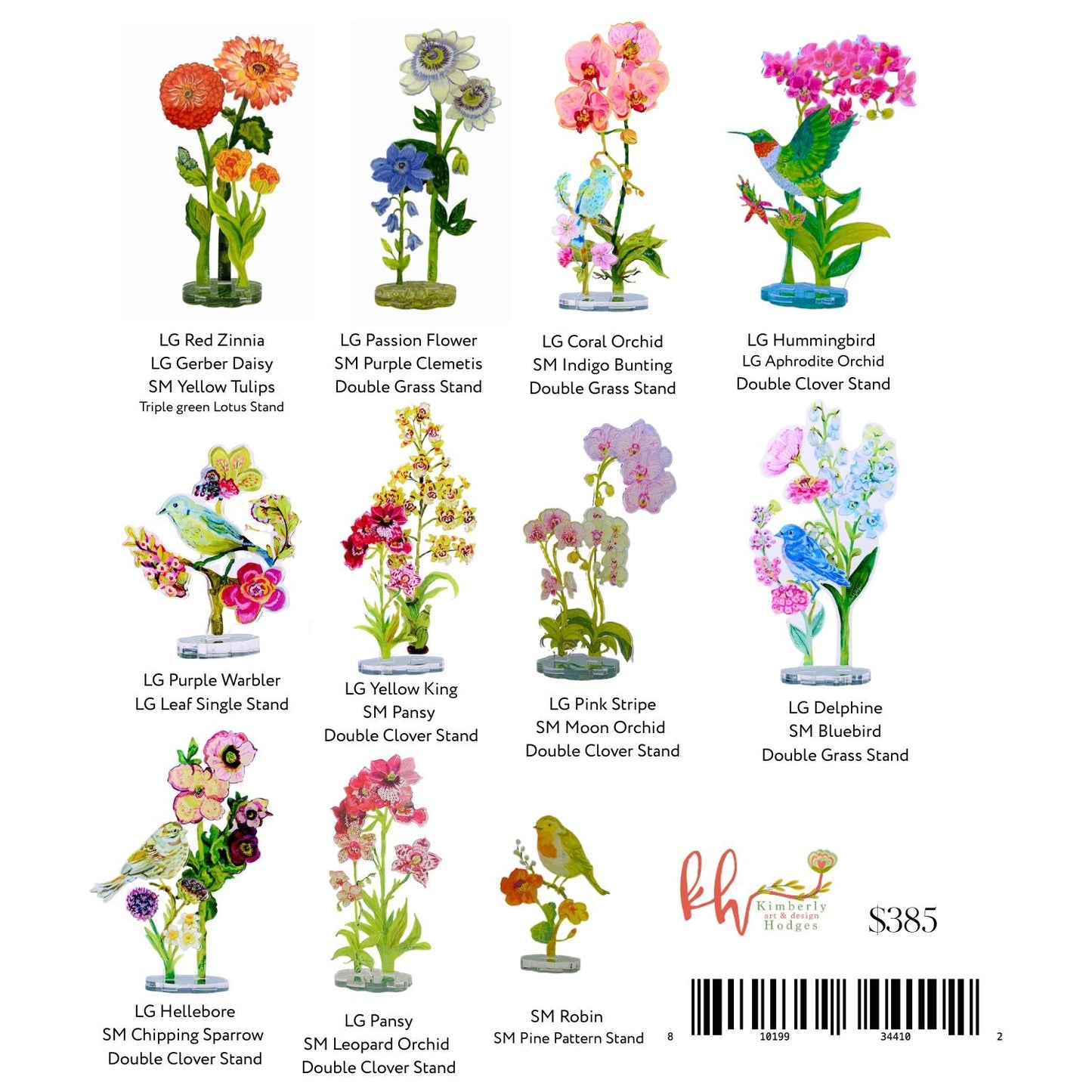 Provence Summer Acrylic Floral Collection