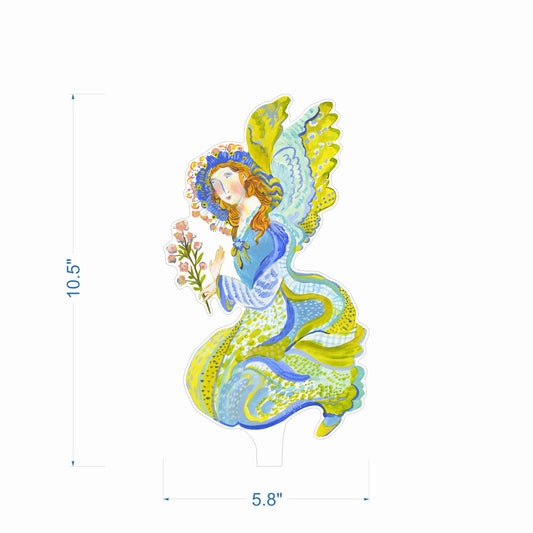 Avonlea Angel | 0.25in. Acrylic Floral