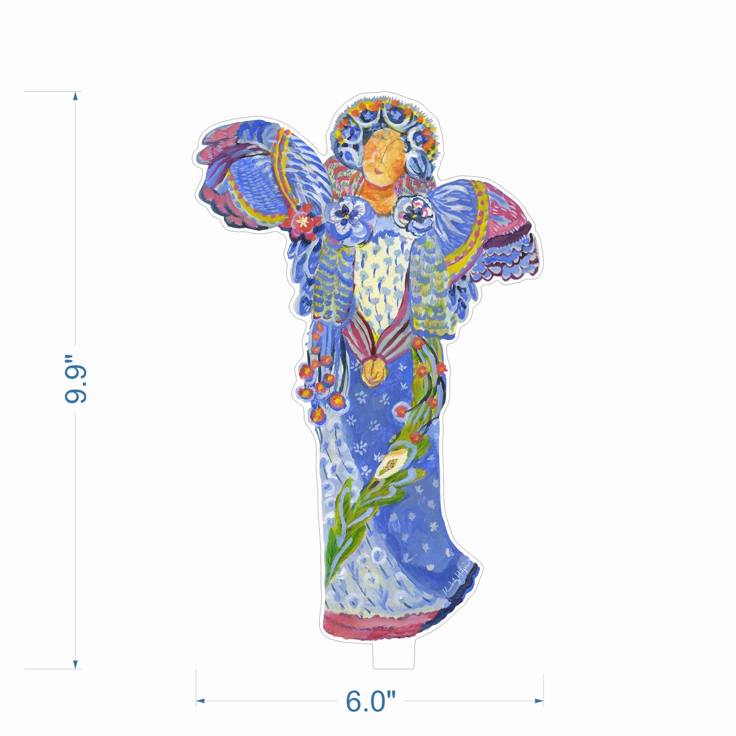 Sariel Angel | 0.25in. Acrylic Floral