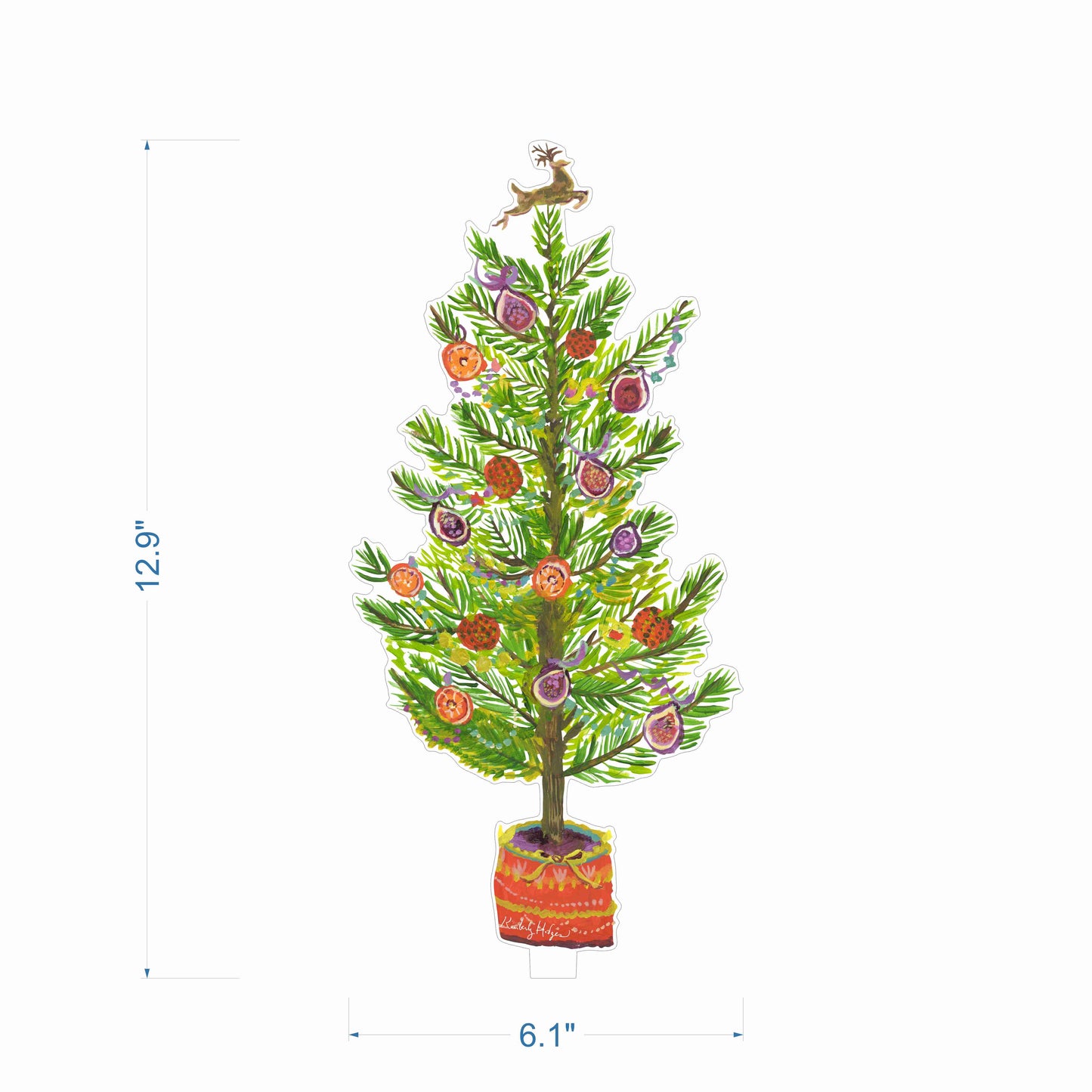 Fig and Orange Tree | 0.25in. Acrylic Floral