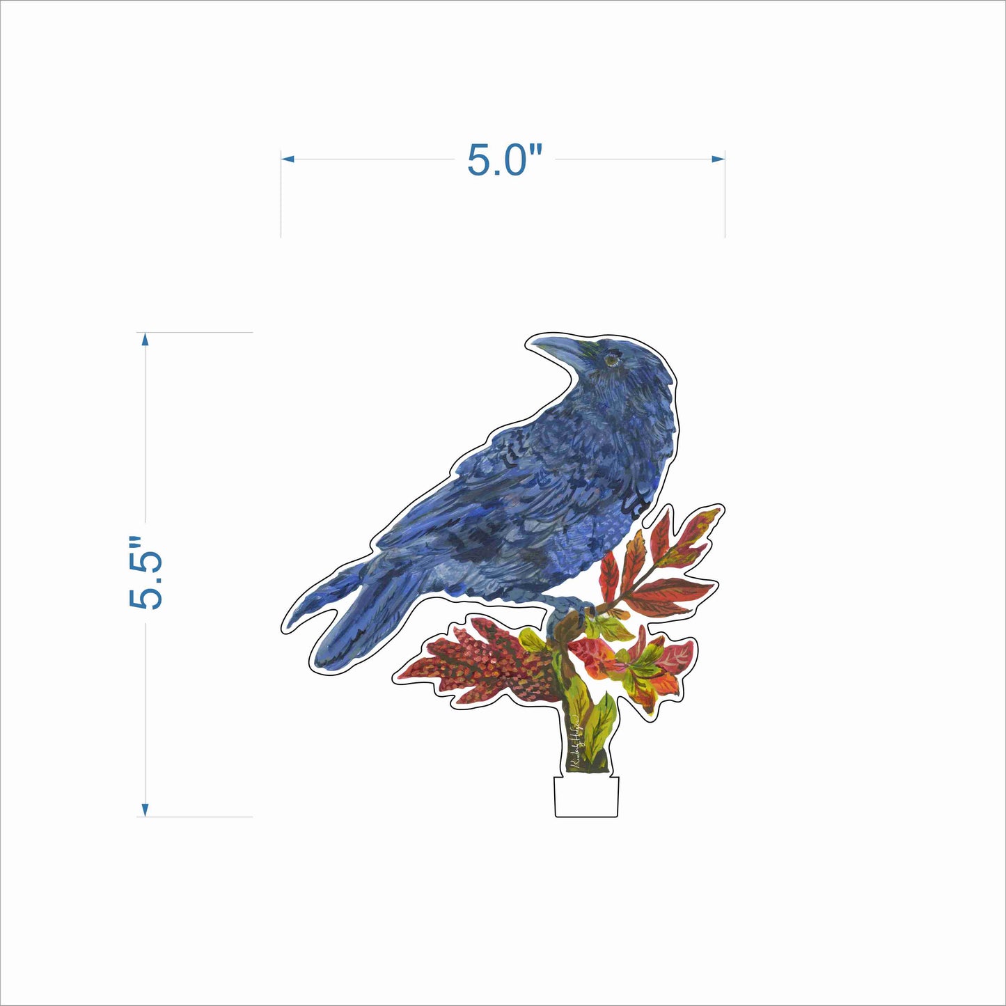 Crow and Sumac | 0.25in. Acrylic Floral