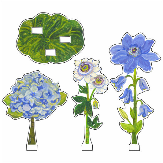KHA-733 Petite Bouquet Collection 4 | 0.25Acrylic Collection | Set of 6