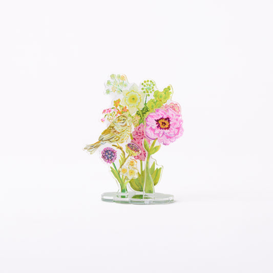 Petite Bouquet Collection acrylic floral set of 6 UV printed botanical designs