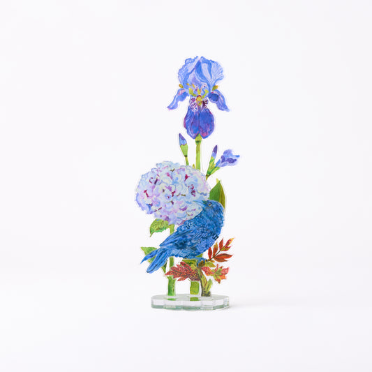 Smoky Purple Hydrangea | 0.25in. Acrylic Floral