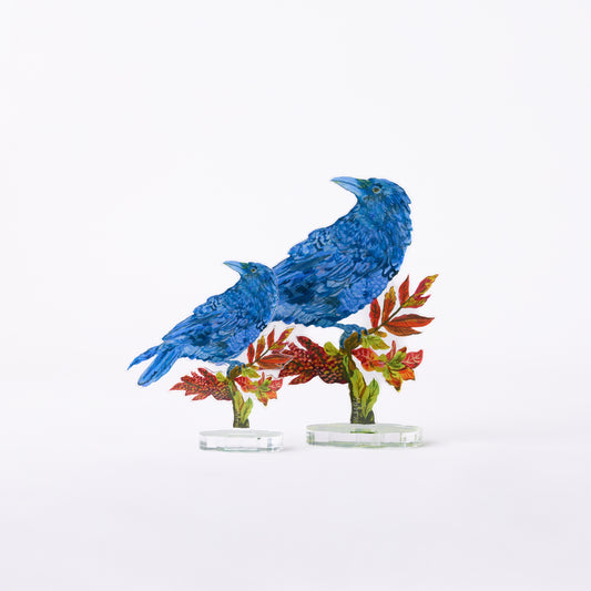 Crow and Sumac | 0.25in. Acrylic Floral