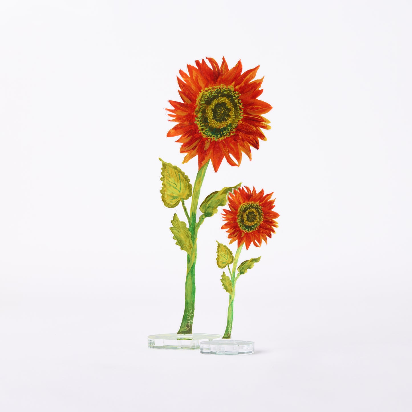 Moulin Rouge Sunflower | 0.25in. Acrylic Floral