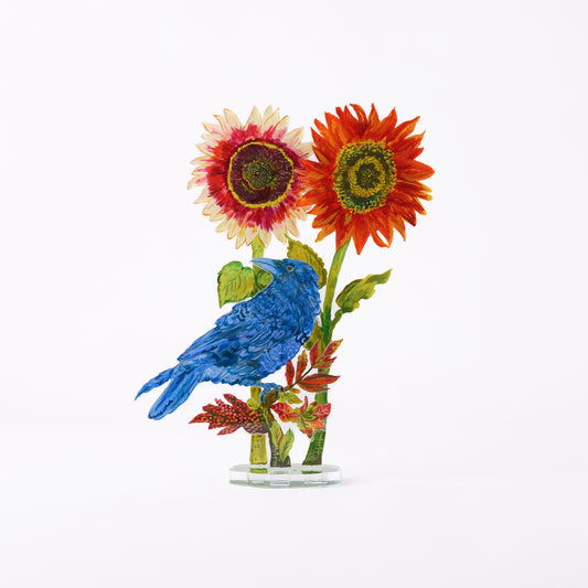 Moulin Rouge Sunflower | 0.25in. Acrylic Floral