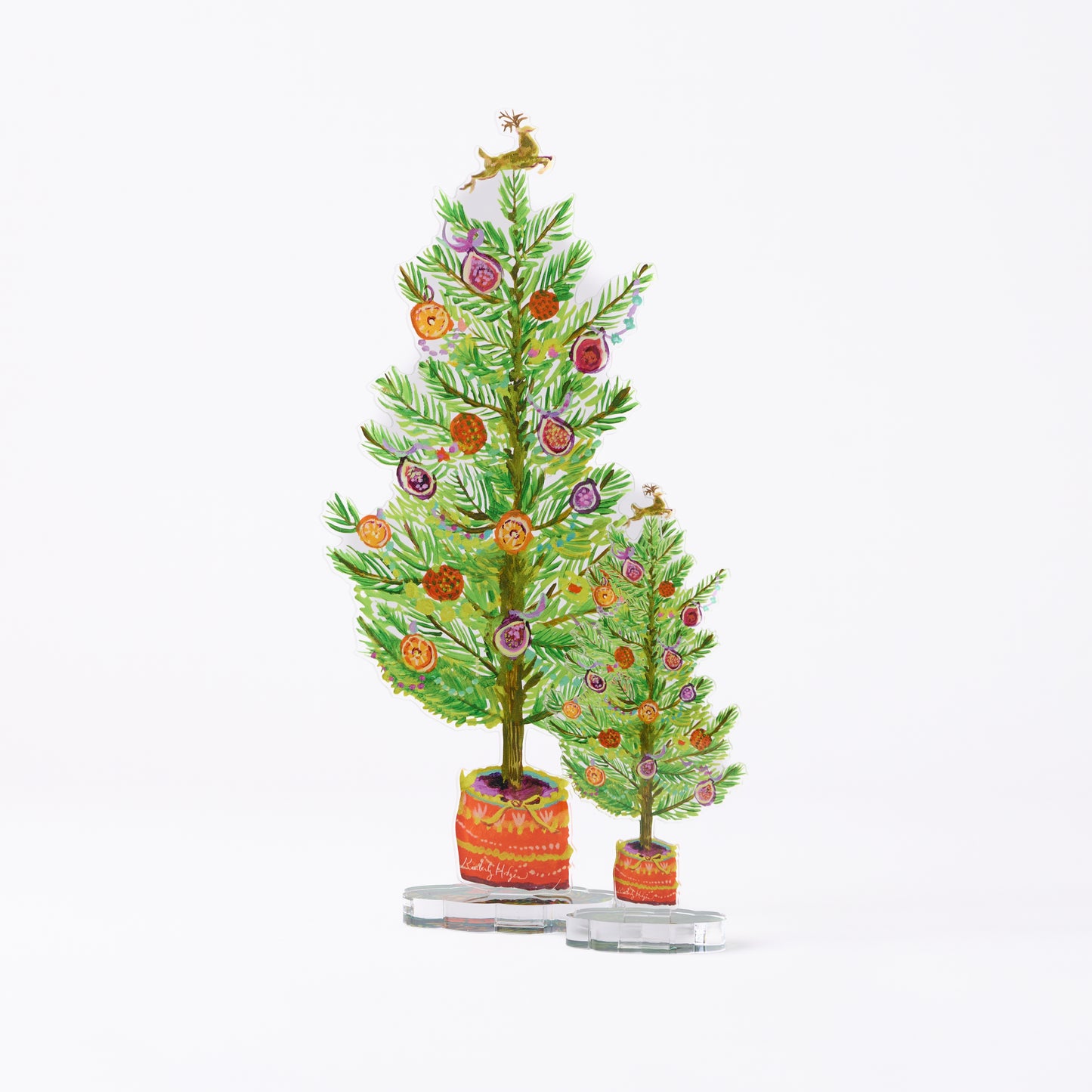 Fig and Orange Tree | 0.25in. Acrylic Floral