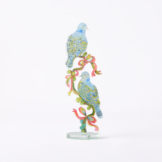 Two Turtle Doves | 0.25in. Acrylic Floral